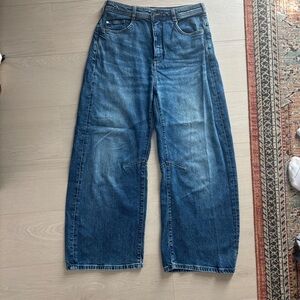 Pilcro High-Rise Barrel Jeans